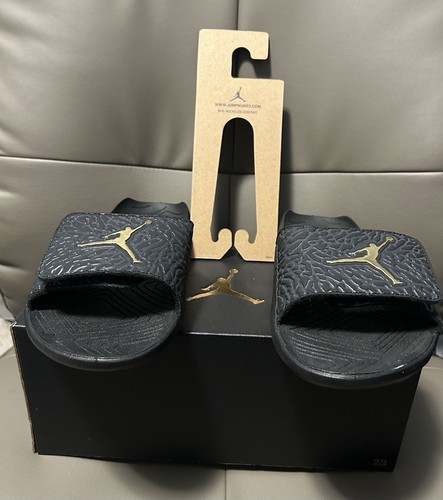 BNWB BIG KIDS NIKE AIR JORDAN HYDRO SLIDE ADJUSTABLE BLACK #BQ6291-007 US 5Y - Picture 13 of 19