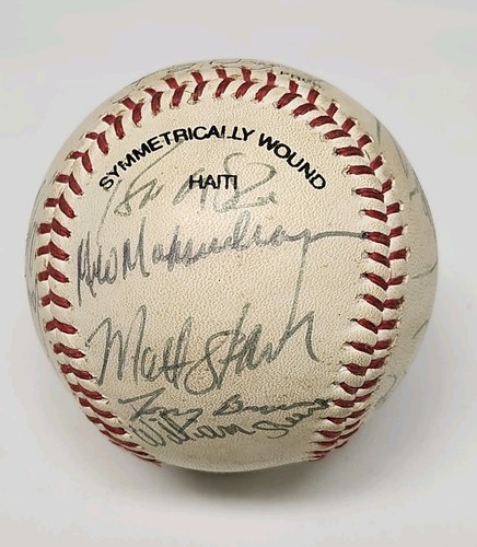 1990 Birmingham Barons Team Signed Autographed Baseball MILB Southern League - Imagen 3 de 6