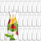 24 Pcs Plastic Water Carafe with Lids 32 oz