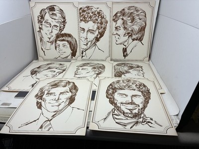 1970s Barbershop Barber Haircuts Styles Men Hair Hairstyles Posters