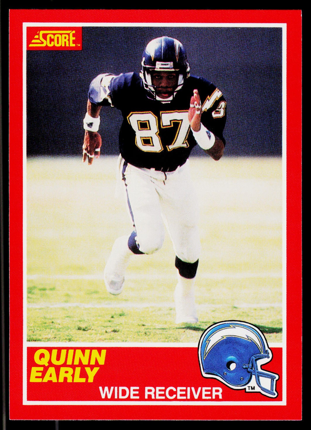Quinn Early, 1989 Score, #191, RC San Diego Chargers