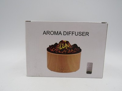 Volcano Essential Oil Aroma Diffuser LED Aromatherapy Humidifier with Flame NEW