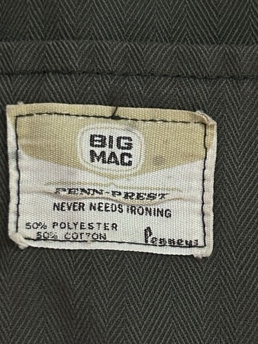 Mono Big Mac de colección espiga grunge mecánico garaje tienda 46R Penn Prest - Imagen 4 de 16