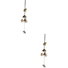  2 stücke Chinesische Auspicious Wind Bell Ornament Metall Wind-Bell Windglocke