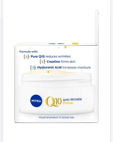 🔥NEW🔥NIVEA Q10 Anti-Wrinkle POWER EXTRA FIRMING Day Cream SPF 15 - Picture 5 of 13