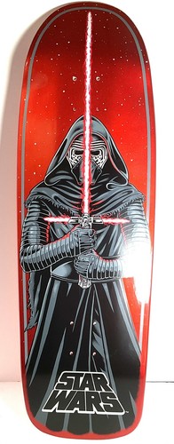 SANTA CRUZ SDCC 2016 STAR WARS FORCE AWAKENS KYLO REN RED SKATEBOARD Signed ! - Picture 1 of 3