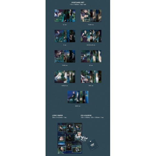 &TEAM Back to Life KR 1st Mini Album Sealed CD BREATH, GAZE, ROAR Photocard Box - Picture 18 of 37