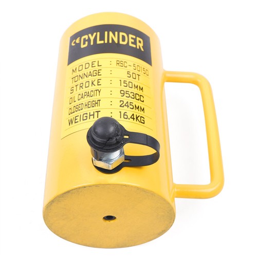 10/20/50T Hydraulic Cylinder Jack Solid 4",6" Stroke Single Acting Lift Jack Ram - Bild 34 von 53