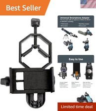 Metal Smartphone Adapter for Telescopes  Microscopes - Effortless Image Capture