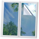  Daytime Privacy Window Tint - Sun Blocking Anti UV Heat 17.5" x 78.7" Silver