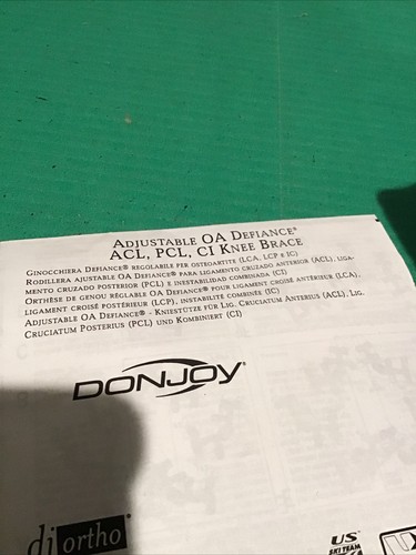 DonJoy OA Defiance Right Knee Brace Support Black OEM XXL w/ Accessories - Picture 2 of 16