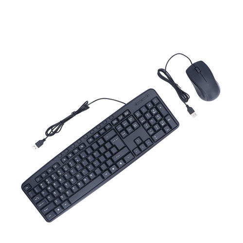 Wired Keyboard Mouse Combo Ergonomic Design 113 Keys Wired Keyboard 1000Dp ESE - Picture 10 of 22