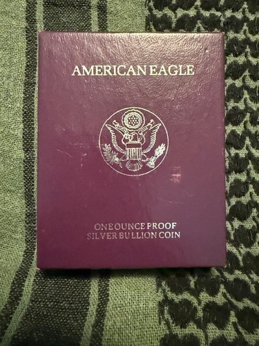 1995-P American Silver Eagle PP 1 Oz Silber - Münze & Box & COA