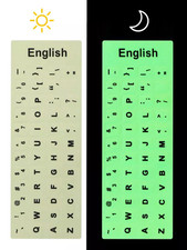 Russian-English luminous fluorescent keyboard stickers very high quality silicon