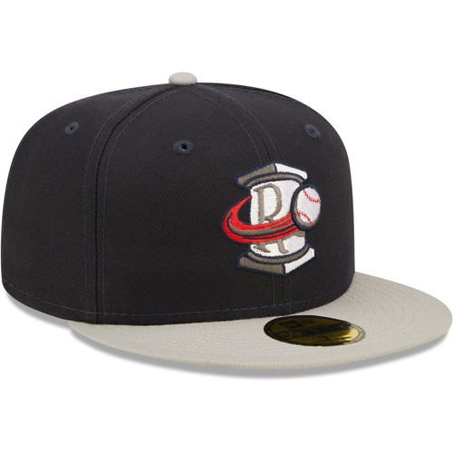 Men's New Era Navy Rome Braves Authentic Collection Road 59FIFTY Fitted Hat - Bild 3 von 6