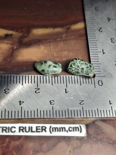 Gemas de clorastrolita de piedra verde Isle Royale de Michigan muy brillantes (de la isla) de 1 g - Imagen 2 de 6
