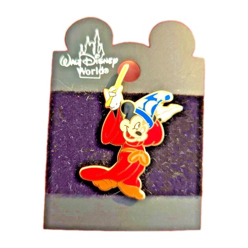 Walt Disney World Magic Mickey 1 1/2" Metal Pinback with packaging - Picture 1 of 2