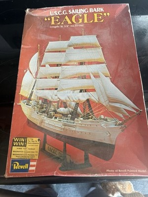 5 Vintage Wooden Ship Models, Bounty, Eagle, Bluenose, Bluenose, And Hamilton