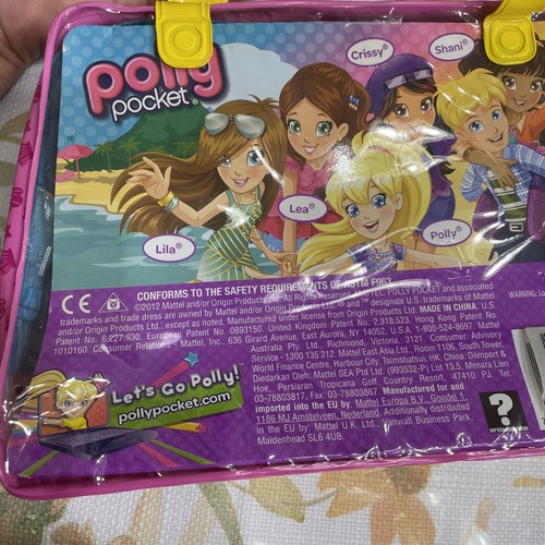 SEALED NEW: Polly Pocket Sunshine Beach Doll, 1 Pet, Bag & Acc. RARE - Picture 7 of 10