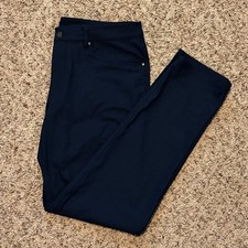 Lululemon ABC Pant Mens Sz 36 Navy Classic Fit Stretch Warpstreme 5 Pocket Golf