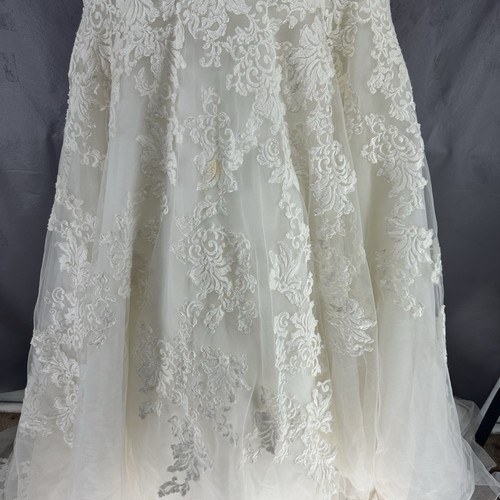 Allure romance Wedding Dress ivory For material Repurposing Cosplay Costume Lace - Picture 12 of 21