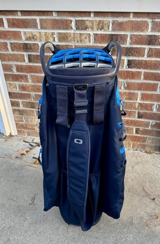 Ogio Woode 15 Blue Cart Golf Bag - Picture 4 of 7