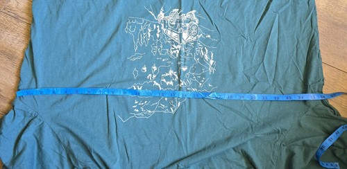 Y22 Lovely Cotton Traders 4xl Mens Tee Off Roader Car Fan T-shirt Teal Blue - Picture 4 of 6