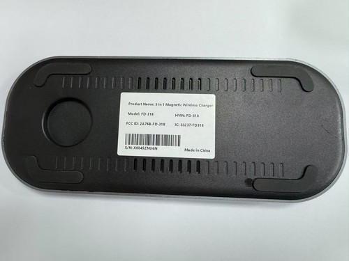 Caricatore Wireless 3 in 1 per iPhone, Stazione di Ricarica Pieghevole Magnetica per Ma... - Foto 7 di 7