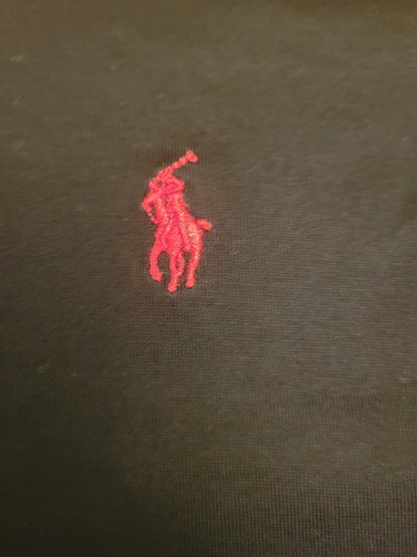 Polo Golf Ralph Lauren Polo Langarmshirt Herren XXL schwarz rot Pony - Bild 4 von 10