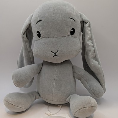 Effiki Bunny Rabbit Plush Just Hug Me Gray 2017 Dots 11'' Made In Poland