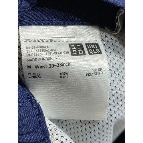 UNIQLO Boy's Navy Blue Lined Drawstring Waist Swim Trunks SZ M - Picture 9 of 11