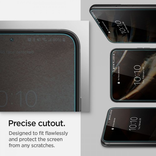 Szkło hartowane Spigen Glas.tR EZ Fit na Samsung Galaxy S22 - 2 szt. - Zdjęcie 11 z 12