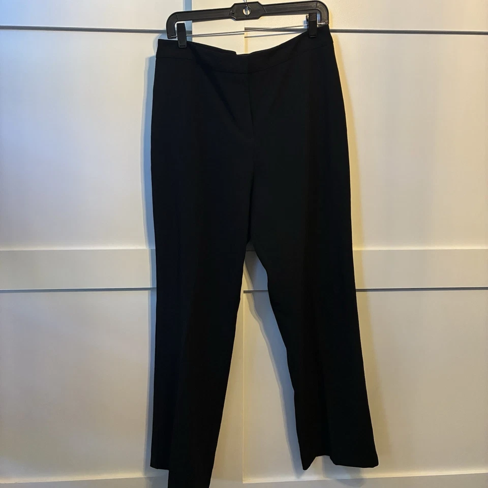 Pantalones de vestir negros 212 para mujer talla 12 pierna recta Foto 2 de 4