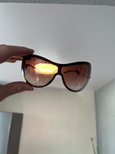 Dolce&Gabbana Oversized Sonnenbrille Damen Vintage 2000s Style Braun Y2K DG Logo - Bild 22 von 23