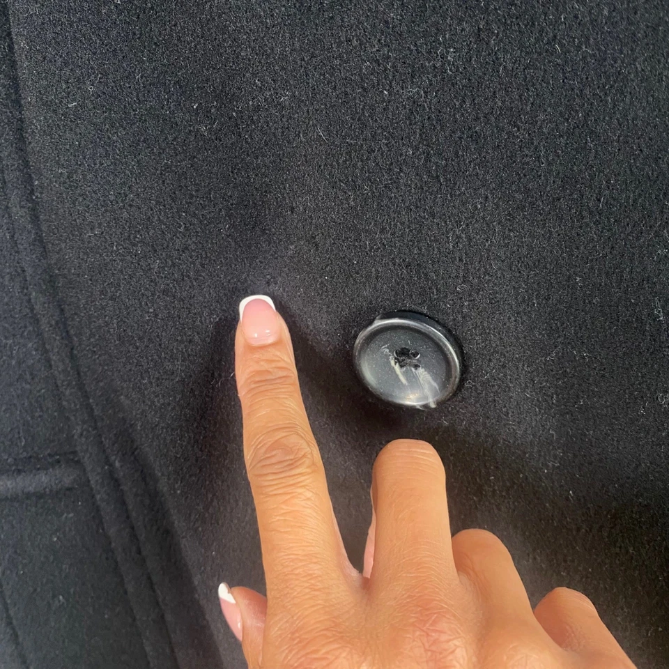 Chaquetón Lands End Doble Pecho Acolchado Forrado Lana Cachemira Mujer Talla 20W Foto 4 de 4