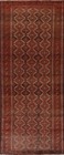 Traditional Geometric Runner Rug 3x9 Ft Hand-Knotted Tribal Wool Carpet