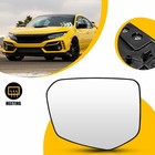 Heated For 16-21 Honda View Side Civic Rearview Wing Mirror Left Glass Driver LH