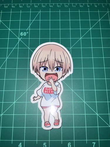 Uzaki-Chan Wants to Hang Out! Hana Uzaki Anime Uv Waterproof Sticker  2”x4” - Picture 3 of 3