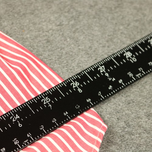 Camisa Chaps Sin Hierro Rayas 100% Algodón Botón Manga Larga Roja y Blanca 2X - Imagen 18 de 22