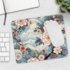 Botanical Elegance Mouse Pad Chic Gaming Office Accessory Gift for Flower Lovers
