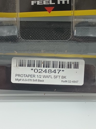 Protaper Single Density Half-Waffle MX Grips Soft - Black VLG-576 SOFT BLACK - Picture 2 of 3