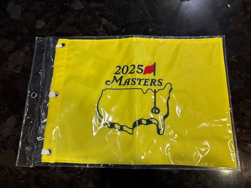 2025 OFFIZIELLE Masters Golf Pin Flagge bestickt AUGUSTA NATIONAL Rory Mcllroy