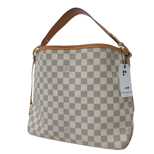 Original Louis Vuitton Delightful PM Damier Azur N41462 garantiert täglich LF184