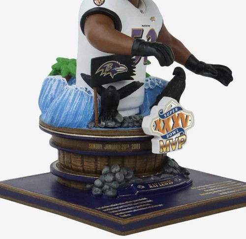 Ray Lewis Baltimore Ravens Super Bowl XXXV 35 MVP Bust FoCo Big Head Bobblehead - Picture 3 of 7