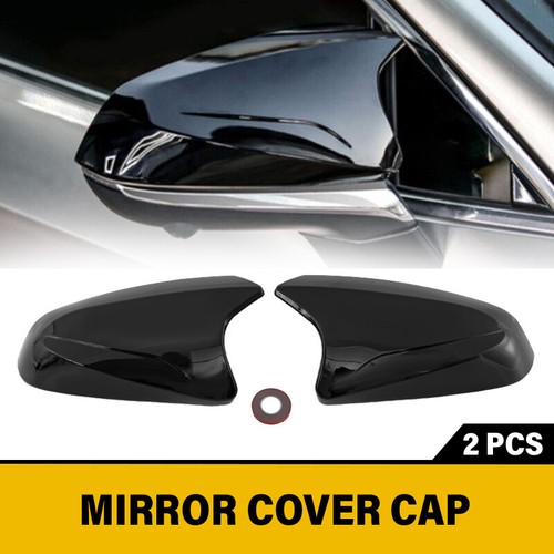 For Lexus NX RX 2015-2024 ABS Gloss Black Rear View Mirror Cover Cap Shell 2PC - Picture 1 of 14