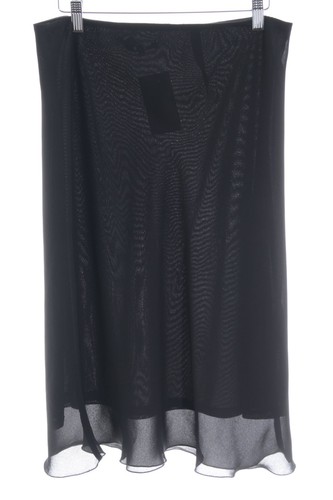 ZARA BASIC Gonna a vita alta Donna Taglia IT 44 nero stile minimalista - Foto 1 di 5
