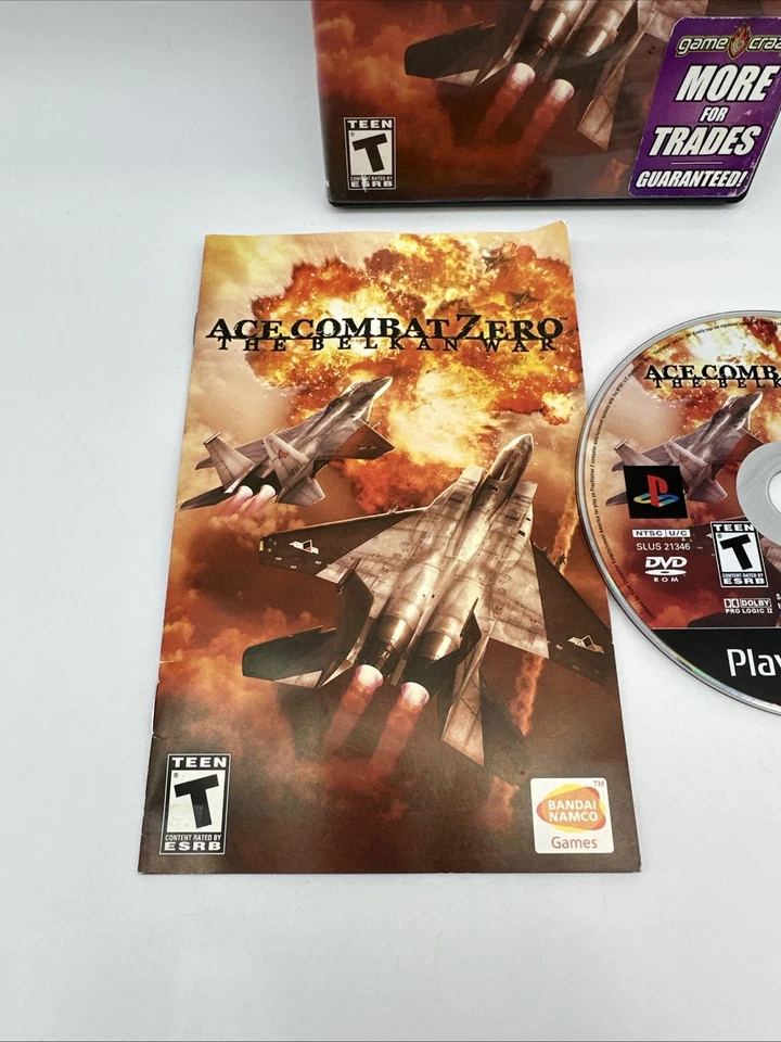 Ace Combat Zero: The Belkan War (Sony PlayStation 2, 2006) CIB Complete Tested - Image 2 of 4