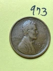 1910-S LINCOLN WHEAT CENT, low mintage date, "Fine" condition #973