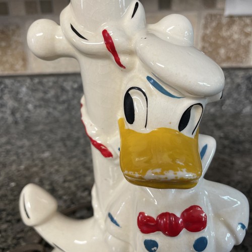 Leeds 1940’s Ceramic Donald Duck Electric Lamp, Vintage - Picture 9 of 21