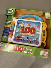 NEW Leapfrog 100 Things That Go Learning Educational Book Toy English Or Spanish